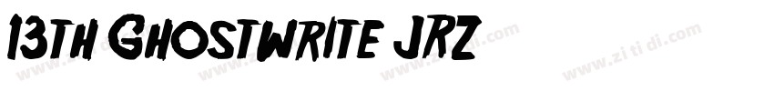 13th Ghostwrite JRZ常字体转换
